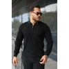 ieg™ Erkek Selanik örme Yakalı Uzun Kollu Triko