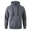 ieg™ Erkek Uzun Kol Kapşonlu Basic Sweatshirt Hoodie - Füme