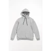 ieg™ Erkek Uzun Kol Kapşonlu Basic Sweatshirt Hoodie - Gri