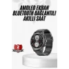 ieg™ Erkeklere Özel Akıllı Saat Çelik Kordon Bluetooth Bağlantılı İos Ve Android Uyumlu
