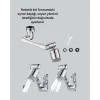 ieg™ Esnek 1080° Musluk Başlığı 3 Eklemli Hareketli Su Modlu Lavabo Aparatı