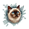 ieg™ Fulcar Siamesse Araç Stickerı