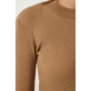 ieg™      Full Likralı Fitilli Kaşkorse Body - Kahve -