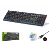 G605 Gaming Mekanik Rgb Klavye Blue Switch - Siyah