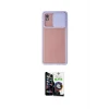 ieg™ Galaxy A01 Core Kılıf Vadi Çizgi - Şeffaf Temperli Cam Ekran Koruyucu