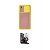 ieg™ Galaxy A01 Core Kılıf Vadi Çizgi - Şeffaf Temperli Cam Ekran Koruyucu