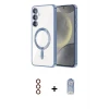 ieg™ Galaxy S23 Plus Kılıf Nova Işık Özel Seri - Siyah Joko Magic 5D Cam + Metal Kamera Lens - KI