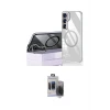ieg™ Galaxy S24 Kılıf Nova Doku - Siyah Vanessa Magic Hayalet Cam
