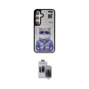 ieg™ Galaxy S24 Kılıf Siluet Modern Özel Seri - Siyah Vanessa Magic Hayalet Cam