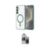 ieg™ Galaxy S24 Plus Kılıf Nova Işık Özel Seri - Siyah Vanessa Magic Hayalet Cam