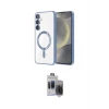 ieg™ Galaxy S24 Plus Kılıf Nova Işık Özel Seri - Siyah Vanessa Magic Hayalet Cam
