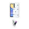 ieg™ Galaxy S25 Plus Kılıf Yörünge Form - Şeffaf Pasifik Cam Ekran Koruyucu