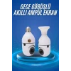 ieg™ Gece Görüşlü Akıllı Dönebilen Ev Kamerası Ampül Kamera