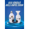 ieg™ Gece Görüşlü Akıllı Dönebilen Ev Kamerası Ampül Kamera