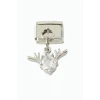 ieg™ Geyik Zirkon Taşlı Sallatılı Çelik Charm