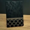 ieg™ Gold İşlemeli Siyah Deri Defter