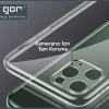 ieg™ Gor İphone 11 Pro Max 6.5 İnch Kamera Korumalı Şeffaf Silikon Kılıf