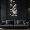 ieg™ Gotik Cüce ve Kafatası Halloween Duvar Sticker Seti