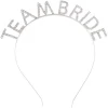 ieg™ Gümüş Kaplama Kristal Taşlı Team Bride Taç
