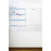 ieg™  Haftalık Planlayıcı Manyetik Duvar Stickerı Takvim 56 cm x 70 cm