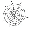 ieg™ Halloween Cadılar Bayramı Örümcek Ağ Dekor Siyah