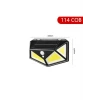 ieg™ Hareket Sensörlü Bahçe Lambası 114 Led 3 Mod