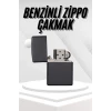 ieg™ Hediyelik Zarif Model Siyah Benzinli Çakmak