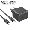 ieg™ Hoco Cs15a 30w Type-c Şarj Aleti + Type-c To İphone Lightning Kablo Seti