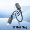 ieg™ Hoco X101 27w Type-c To İphone Lightning Hızlı Şarj Ve Data Kablosu