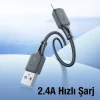 ieg™ Hoco X101 Usb To İphone Lightning 2.4a Hızlı Şarj Ve Data Kablosu