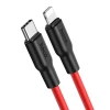 ieg™ Hoco X21 Plus Pd 20w Type-c To İphone Lightning Silikon Hızlı Şarj Ve Data Kablosu