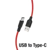 ieg™ Hoco X21 Plus Usb To Type-c 3a Silikon Hızlı Şarj Ve Data Kablosu