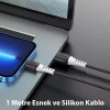 ieg™ Hoco X82 İphone Lightning To Usb 2.4a Silikon Data Ve Şarj Kablosu