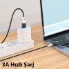 ieg™ Hoco X82 Type-c To Usb 3a Hızlı Silikon Data Ve Şarj Kablosu
