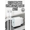 ieg™ İOS Uyumlu Type-C Girişli Hızlı Şarj 15/15 Pro Max Adaptör ve Kablosu