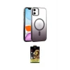 ieg™ iPhone 11 Kılıf Ahenk Doku Özel Seri - Siyah Buffer Cam Ekran Koruyucu