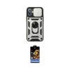 ieg™ iPhone 11 Kılıf Ahenk Klasik - Siyah Buffer Hayalet Cam Ekran Koruyucu