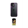 ieg™ iPhone 11 Kılıf Akış Çizgi Koleksiyonu - Siyah Buffer Cam Ekran Koruyucu