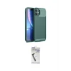 ieg™ iPhone 11 Kılıf Eksen Form Prime - Şeffaf Uv Polymer Nano Ekran Koruyucu