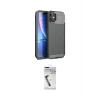 ieg™ iPhone 11 Kılıf Eksen Form Prime - Şeffaf Uv Polymer Nano Ekran Koruyucu