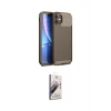 ieg™ iPhone 11 Kılıf Eksen Form Prime - Siyah Bilvis 3D Mat Cam Ekran Koruyucu