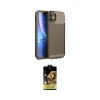 ieg™ iPhone 11 Kılıf Eksen Form Prime - Siyah Buffer Cam Ekran Koruyucu