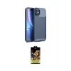 ieg™ iPhone 11 Kılıf Eksen Form Prime - Siyah Buffer Cam Ekran Koruyucu