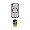 ieg™ iPhone 11 Kılıf Eksen Klasik Koleksiyonu - Siyah Buffer Cam Ekran Koruyucu