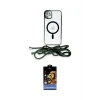 ieg™ iPhone 11 Kılıf Eksen Özel Seri - Siyah Buffer Hayalet Cam Ekran Koruyucu