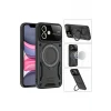 ieg™  iPhone 11 Kılıf Joy Lens Standlı Kapak - Siyah