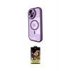 ieg™ iPhone 11 Kılıf Kıvılcım Modern Koleksiyonu - Siyah Buffer Cam Ekran Koruyucu