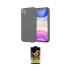 ieg™ iPhone 11 Kılıf Kozmos Yansıma Özel Seri - Siyah Buffer Cam Ekran Koruyucu