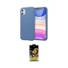 ieg™ iPhone 11 Kılıf Kozmos Yansıma Özel Seri - Siyah Buffer Cam Ekran Koruyucu