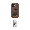 ieg™ iPhone 11 Kılıf Nova Form Koleksiyonu - Siyah Bilvis 3D Mat Cam Ekran Koruyucu